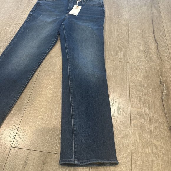 NEW Good American Women’s Straight Leg Jeans Indigo Size 6/28 - Picture 3 of 10